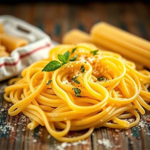 Handmade artisanal pasta from Emilia-Romagna, Italy