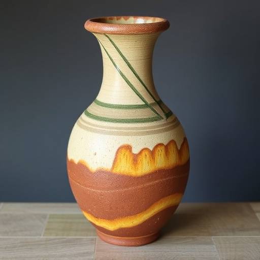 Handmade ceramic vase from Tuscany