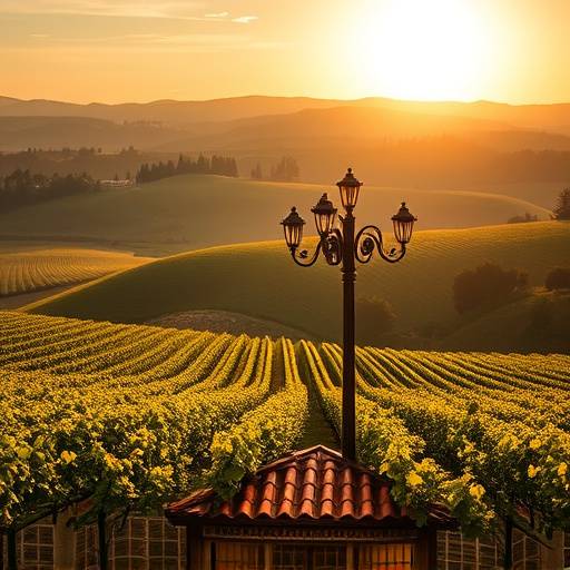 Vineyards in Tuscany, Italy